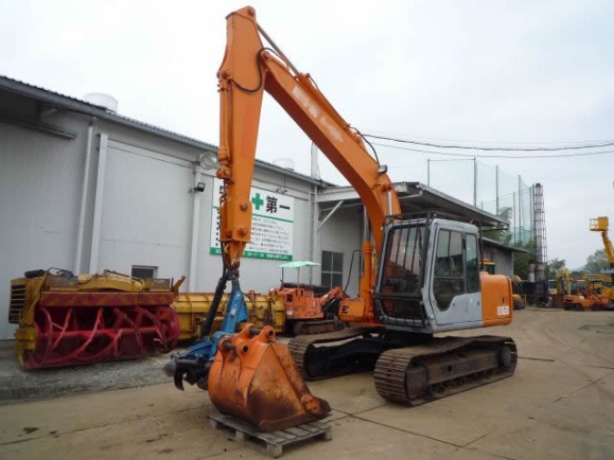 Japanese Used Excavators HITACHI EX120-2 TOKU WORLD BE1034