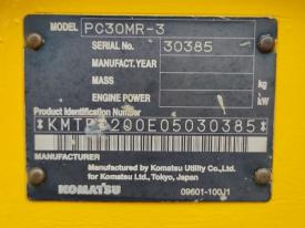 ミニユンボ（ミニショベル）PC30MR-3