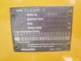ミニユンボ（ミニショベル）PC40MR-3