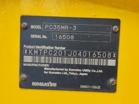 ミニユンボ（ミニショベル）PC35MR-3