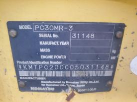 ミニユンボ（ミニショベル）PC30MR-3