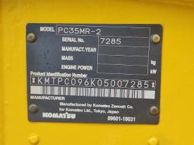 ミニユンボ（ミニショベル）PC35MR-2
