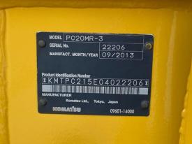 ミニユンボ（ミニショベル）PC20MR-3