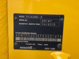 ミニユンボ（ミニショベル）PC40MR-3