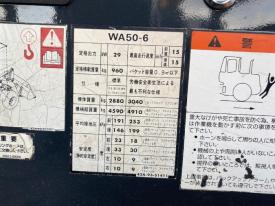 ホイールローダー（タイヤショベル）WA50-6