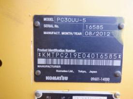ミニユンボ（ミニショベル）PC30UU-5