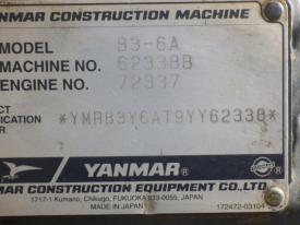 ミニユンボ（ミニショベル）B3-6A