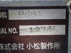 ミニユンボ（ミニショベル）PC01-1A