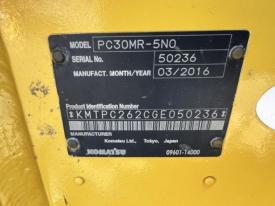 ミニユンボ（ミニショベル）PC30MR-5N0